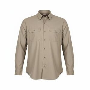 Red Head Brand Co Long Sleeve Button Up Shirt Men's Medium Tan